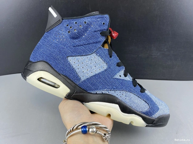 Cheap BK denim” air ct5350-401 6 “washed jordan 1105